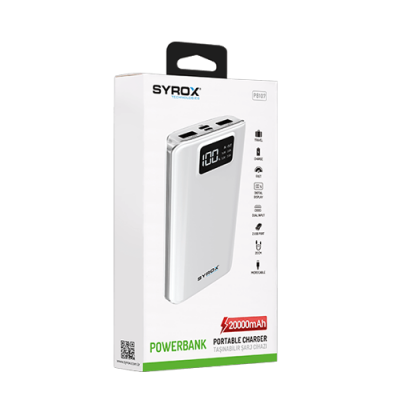 Syrox Syx-Pb107 20.000Mah Led Powerbank