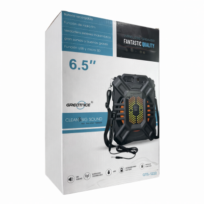 Gts 1222 Bluetooth Speaker 6.5'' | Kablolu Mikrofonlu