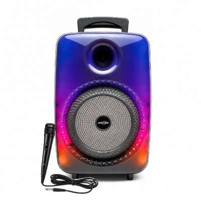 GTS-1802 Flame Rgb Ledli Bluetooth Hoparlör 8" | Mikrofonlu