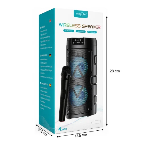 GTS-1926 Bluetooth Speaker 2 x 3" | Kablosuz Mikrofonlu