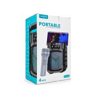 GTS-2426 4'' Bluetooth Speaker | Mikrofonlu | Standlı