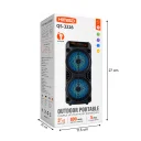 Kimiso QS-3226 Bluetooth 2 x 3" Speaker | 2 x 5W