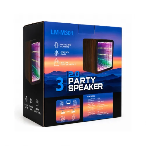 LM-M301 Party 2.0 Speaker | 5 Mod RGB Led Işık