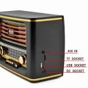 Meier M-1921BT Nostalji Bluetooth Speaker | 3 Band Radio
