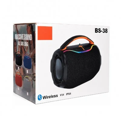 Polygold BS-38 Bluetooth Speaker | IPX4 Suya Dayanıklı