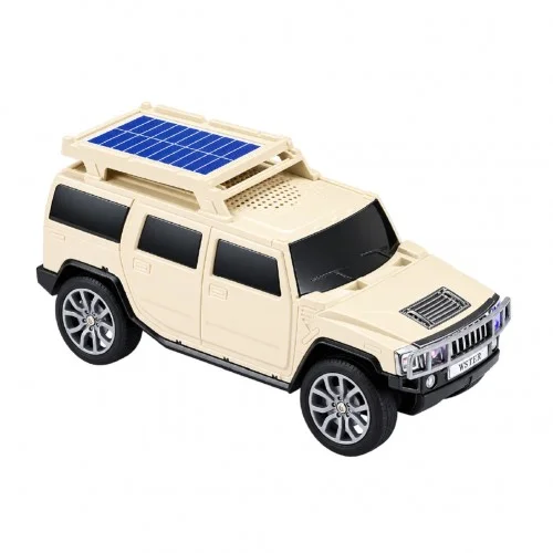 Wster WS-696 RGB TWS Güneş Enerjili Araba Bluetooth Speaker | 8W Ses Gücü