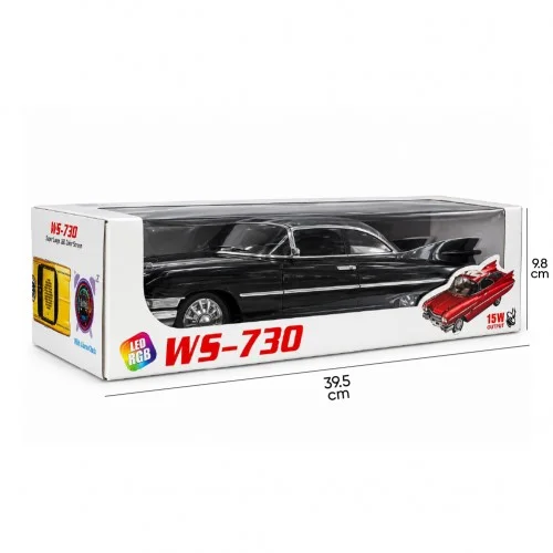 Wster WS-730 RGB TWS Araba Bluetooth Speaker | 15W Ses Gücü | Alarm | Saat | Hız Göstergesi