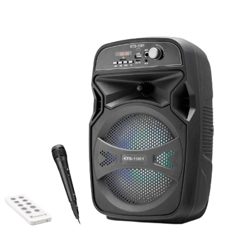 Kts-1061 Bluetooth Speaker | 6.5'' | Mikrofon | Kumanda