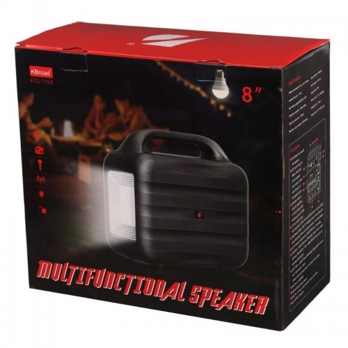 KTS-1769 Mikrofonlu Powerbankli Kamp Speaker | Fenerli | Güneş Panelli KTS-1769 Mikrofonlu Powerbankli Kamp Speaker | Fenerli | Güneş Panelli