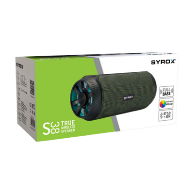 Syrox S38 Multicolor Led Full Bass Bluetooth Speaker