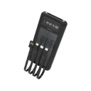 Acl PW59 10000mAh Güneş Enerjili 4lü Kablolu Powerbank