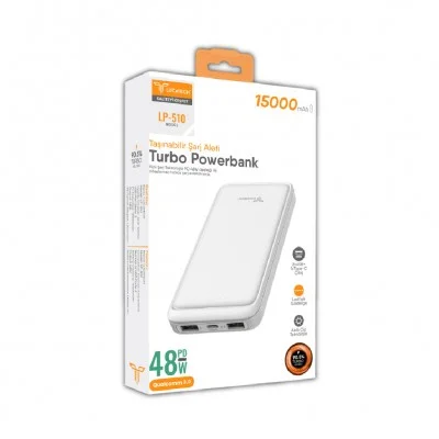 Lucatech LP-510 15000 Mah Led Göstergeli 48W PD Powerbank