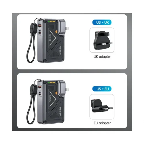 Yesido YP89 10000 mAh PD 22.5W Powerbank | 15W Magsafe Wireless Şarj | 220V Priz Girişi
