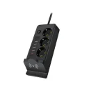 YK Design 974-2PD 4'lü Uzatma Kablosu | 4xUSB 2xPD | Kablosuz Şarj Özelliği