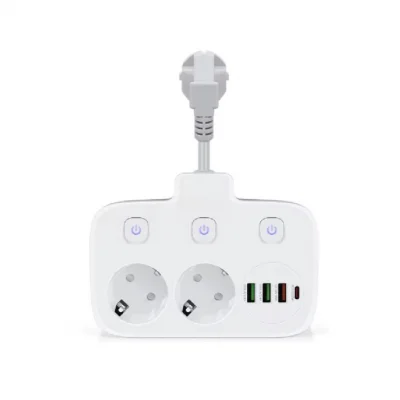 YK Design T3434 2'li Uzatma Kablosu | 3xUSB 1xPD | 150 cm