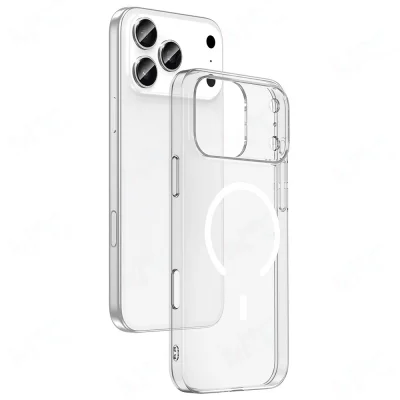 İphone 17 Pro Max Mika Sert Şeffaf Magsafe Kılıf | Sararmaz