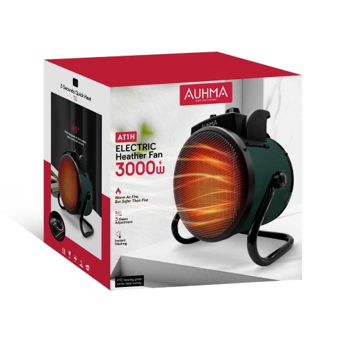 Auhma AT1H Heater Fanlı Isıtıcı 3000W