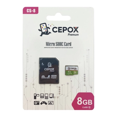 Cepox 8GB Hafıza Kartı | Class 10