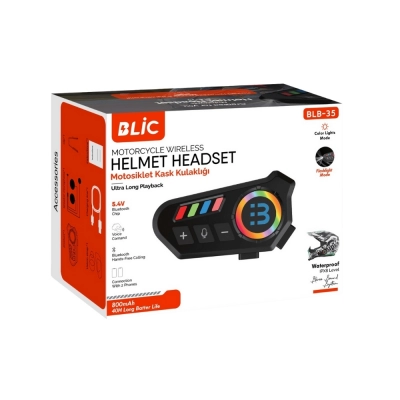 Blic BLB35 Kask Kulaklığı Intercom Sistemi