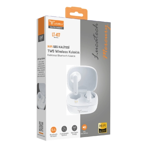 Lucatech LT417 Mercury TWS Bluetooth Kulaklık | HiFi Audio | BT 5.4