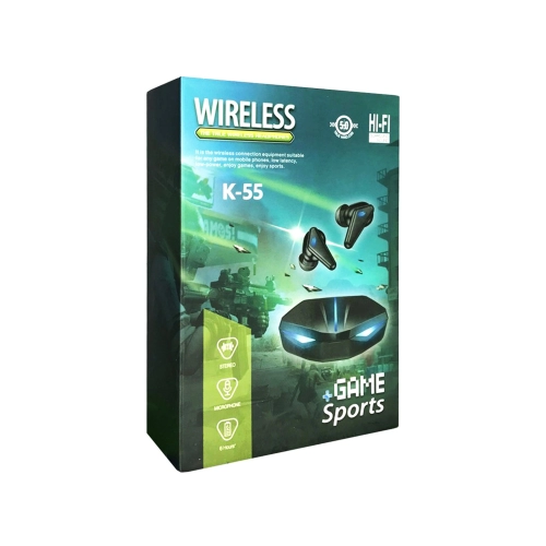 K55 Led Işıklı Bluetooth Oyuncu Kulaklık K55 Led Işıklı Bluetooth Oyuncu Kulaklık