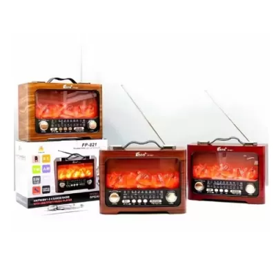 NNS 821BT  Şömineli Bluetooth Speaker | FM AM SW Radyo