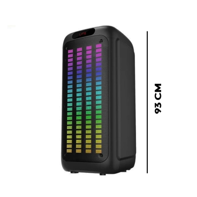 CH-1035 Çift Mikrofonlu RGB Bluetooth Speaker 2 x 10" | 18.000W PMPO | Uzaktan Kumanda CH-1035 Çift Mikrofonlu RGB Bluetooth Speaker 2 x 10" | 18.000W PMPO | Uzaktan Kumanda