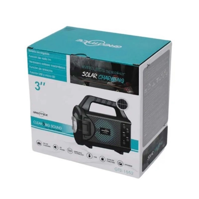GTS-1551 Güneş Enerjili Bluetooth Speaker 3'' | Fenerli