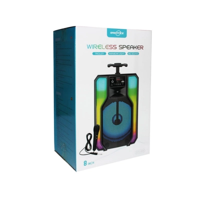 GTS-1958 Bluetooth Rgb Speaker 8" | Mikrofonlu