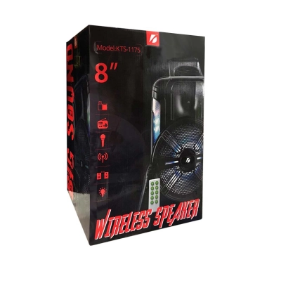 Kts-1175 Bluetooth Speaker 8'' | Mikrofon | Kumanda