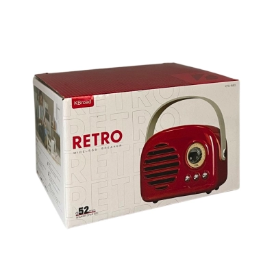 Kts-1682 Retro Bluetooth Mini Speaker Kts-1682 Retro Bluetooth Mini Speaker