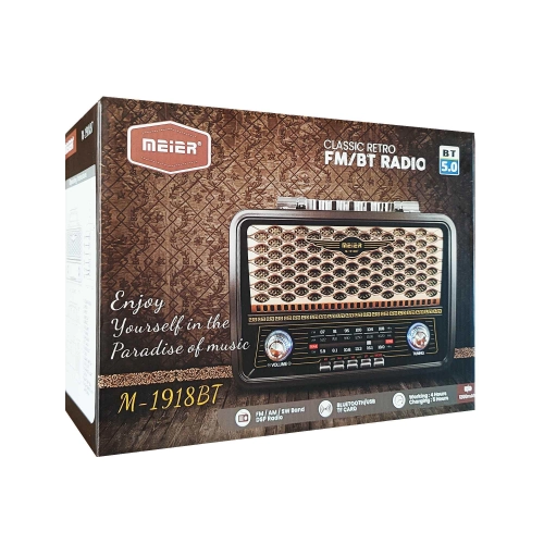 Meier Md-1918 Nostalji Bluetooth Speaker Meier Md-1918 Nostalji Bluetooth Speaker