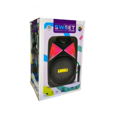 Subzero WR138 Sweet RGB Bluetooth Speaker 8" | TWS | Kablosuz Mikrofon