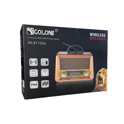 Golon BT-1006 Bluetooth Nostaljik Speaker Golon BT-1006 Bluetooth Nostaljik Speaker