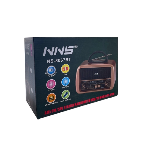 NNS NS-8067BT Nostalji Bluetooth Speaker NNS NS-8067BT Nostalji Bluetooth Speaker
