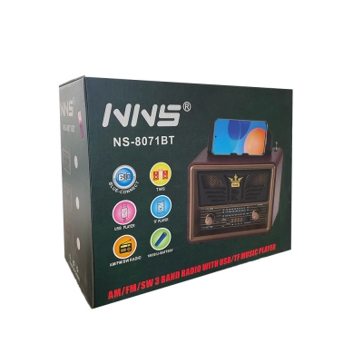 Nns Ns-8071bt Nostalji Bluetooth Speaker Nns Ns-8071bt Nostalji Bluetooth Speaker