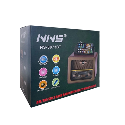 Nns Ns-8073bt Nostalji Bluetooth Speaker Nns Ns-8073bt Nostalji Bluetooth Speaker