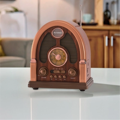 Torima D58 Nostalgia Kablosuz Speaker | FM - AM - SW Radyo