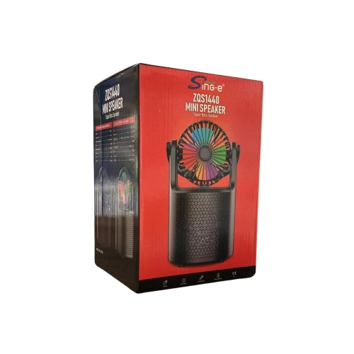 ZQS1440 Vantilatörlü RGB Bluetooth Speaker 8W 4" ZQS1440 Vantilatörlü RGB Bluetooth Speaker 8W 4"