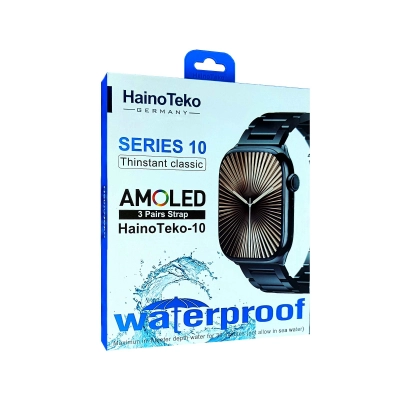 HainoTeko 10 Amoled Ekran Akıllı Saat | 3 Kordon
