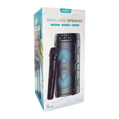 GTS-1926 Bluetooth Speaker 2 x 3" | Kablosuz Mikrofonlu GTS-1926 Bluetooth Speaker 2 x 3" | Kablosuz Mikrofonlu