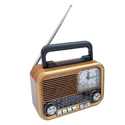 NNS Ns-7113BT Bluetooth Speaker FM AM SW Radyo | Analog Saatli