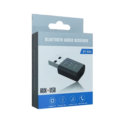 BT-660 2 in 1 Bluetooth 5.0 Ses Alıcı Verici Kablosuz Dönüştürücü BT-660 2 in 1 Bluetooth 5.0 Ses Alıcı Verici Kablosuz Dönüştürücü