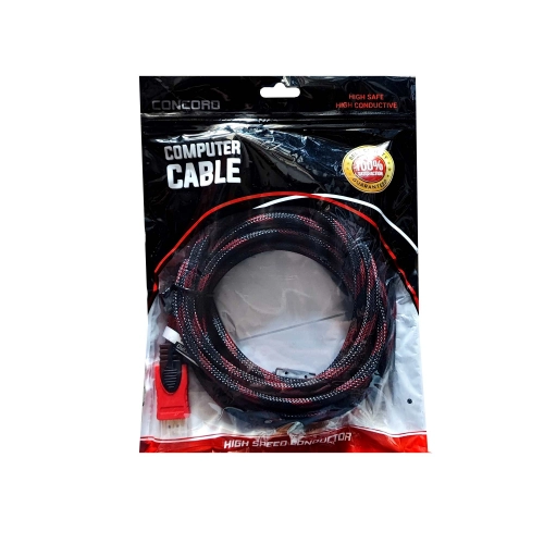 Concord C-514 | C5902 3m Örgülü HDMI Kablosu Concord C-514 | C5902 3m Örgülü HDMI Kablosu