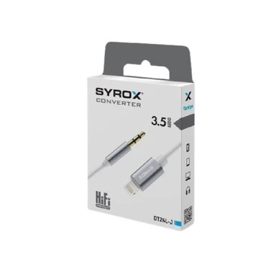 Syrox İphone Aux Kablo DT24L-J Syrox İphone Aux Kablo DT24L-J