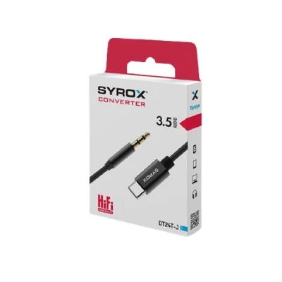 Syrox Typec Aux Kablo DT24T-J Syrox Typec Aux Kablo DT24T-J
