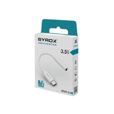 Syrox Type-C Aux Kulaklık Dönüştürücü DT22T-A