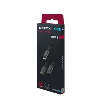 Syrox Kulaklık | Şarj Dönüştürücü Kablo | DT40T-TT | Typec Typec Syrox Kulaklık | Şarj Dönüştürücü Kablo | DT40T-TT | Typec Typec