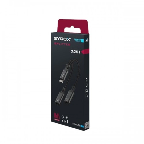 Syrox Kulaklık | Şarj Dönüştürücü Kablo | DT40T-TT | Typec Typec Syrox Kulaklık | Şarj Dönüştürücü Kablo | DT40T-TT | Typec Typec