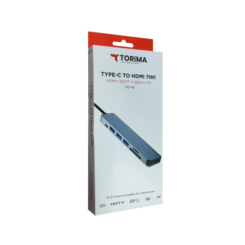 YD47 Type-c To Hdmı 7in1 Dönüştürücü YD47 Type-c To Hdmı 7in1 Dönüştürücü